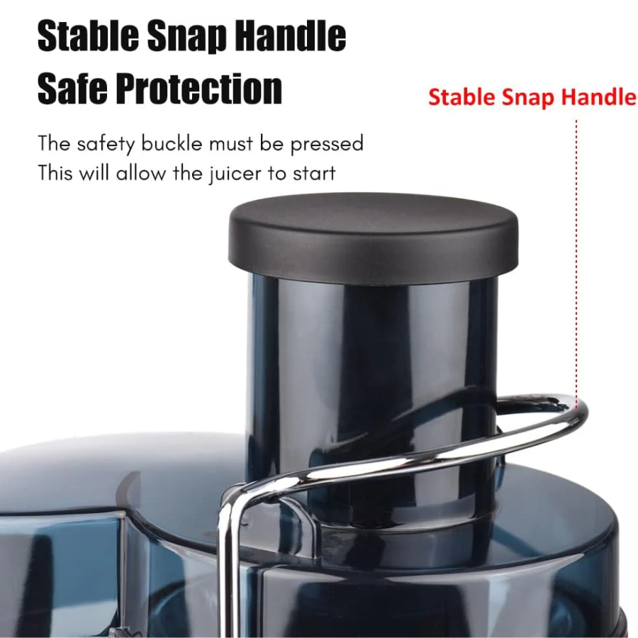 Swiitol Juicer Household Large Caliber Electric Stainless Steel Body 800W High Power Strong Fruit and Vegetable Residue Juice Separation