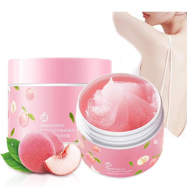 BIOAQUA Peach Extract Fruit Acid Exfoliating Face Gel 140g – Gentle Facial Scrub for Glowing Skin, Deep Cleansing, Blackhead Removal, Oil Control & Skin Brightening