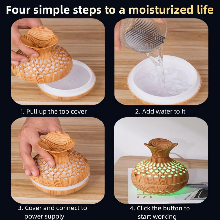 Wooden Cool Mist Humidifiers
