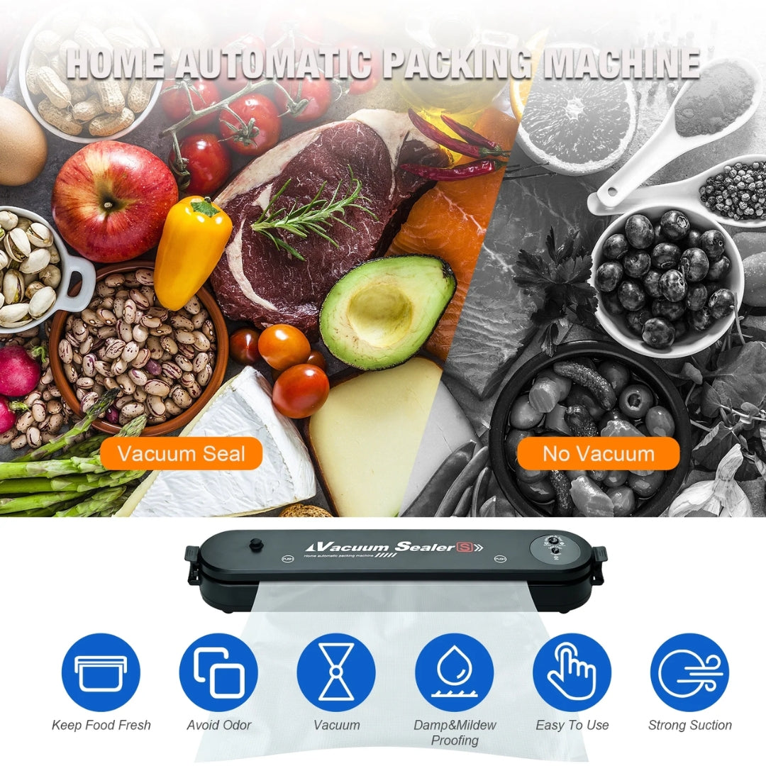 Vacuum Sealer Machine Mini Fresh Food Saver Home Kitchen Medicine Chemical Industry Full-Automatic Vacuum Sealer