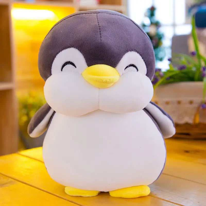 Penguin Plush Toy Gery Blue Pink Penguin Stuffed Animal Toys Sea Life Aquarium Souvenirs Soft Animal Pillow Gift