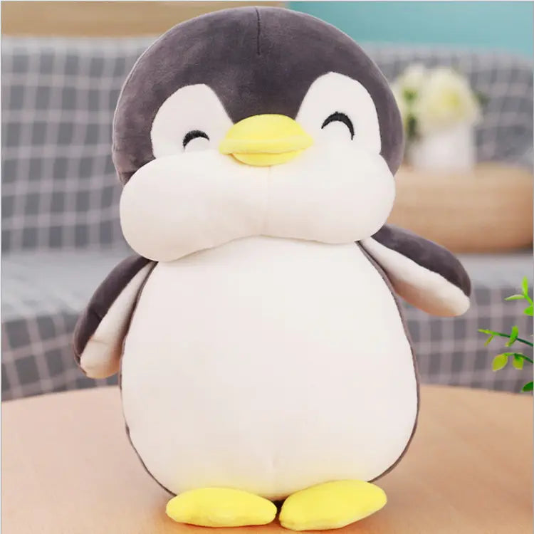 Penguin Plush Toy Gery Blue Pink Penguin Stuffed Animal Toys Sea Life Aquarium Souvenirs Soft Animal Pillow Gift
